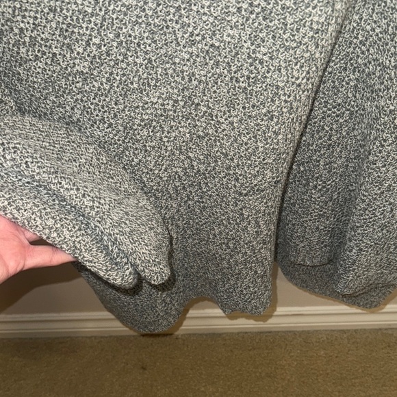 Express Gray Cowl Neck Sweater with Cozy Knit - Picture 2 of 4